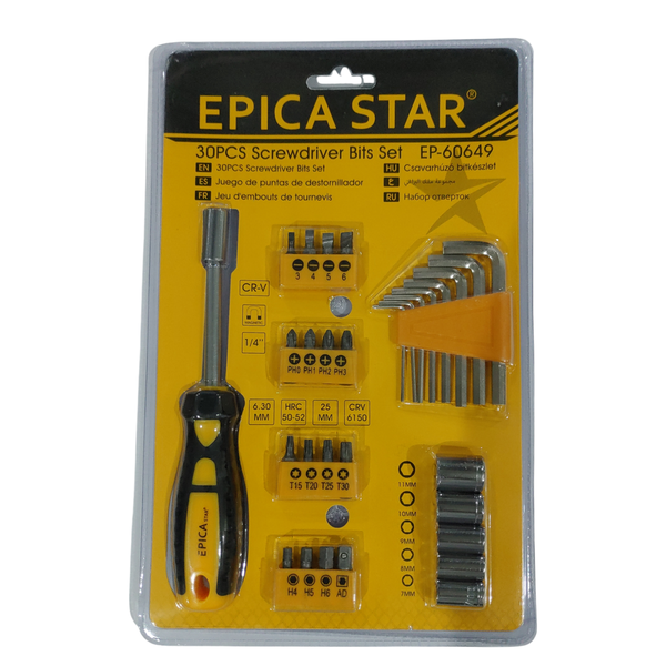 30PCS Screwdriver Bits Set - EPICA Star