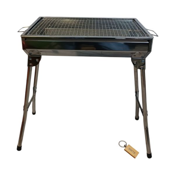 Compact Stainless Steel Portable Grill s/s sl-j2 +Smte Keyring