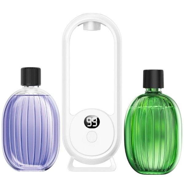 Aromatherapy Diffuser With Lavender &amp; Jasmine Oil - White