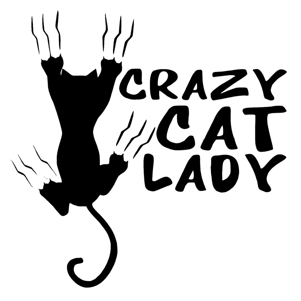 Vinyl Car Stickers Crazy Cat Lady Claws Shop Today. Get it Tomorrow