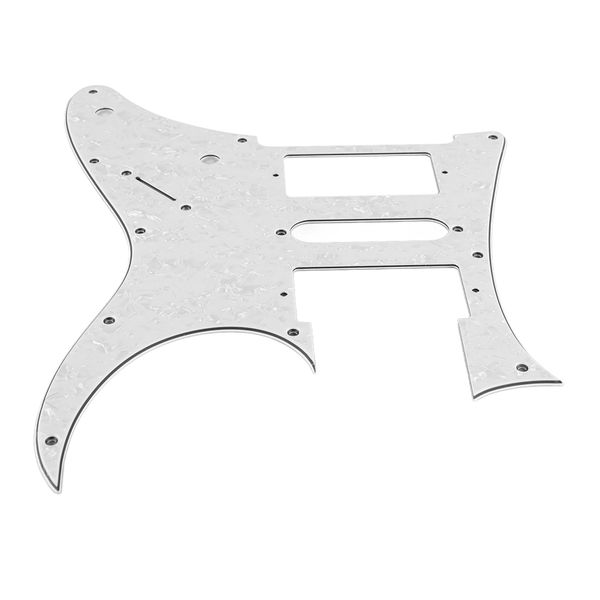 PVC Guitar Pickguard Anti Scratch Plate for ST Electric Guitar White Pearl