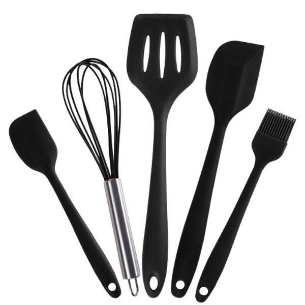 Kitchen NonStick Silicone Utensil Set 5 Pieces Shop Today. Get it