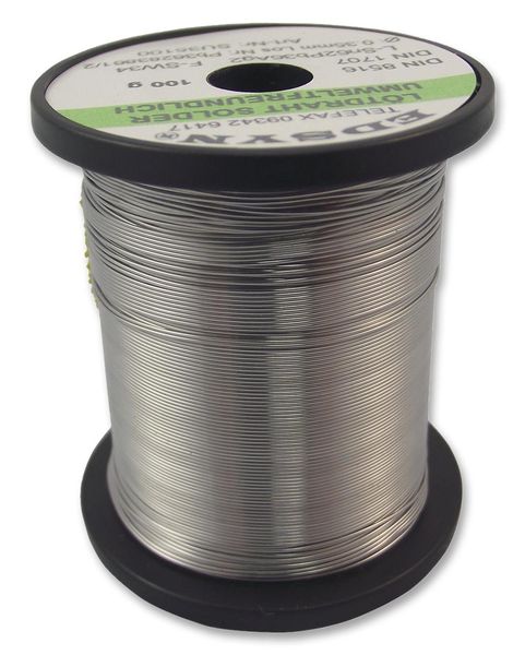 Edsyn (SU35100) Solder Wire, 62/36/2, 0.35mm Diameter, 183°C, 100g