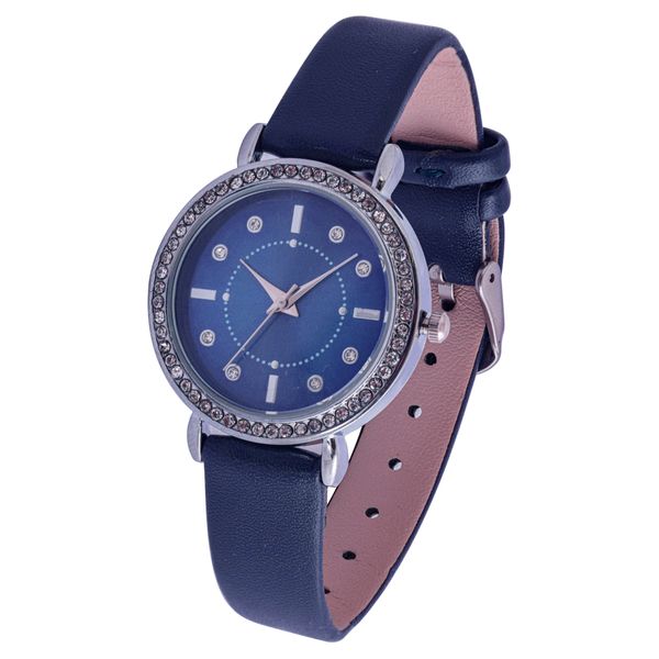 Digitime Navy Spark Watch - Silver and Navy