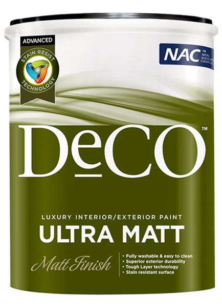 Deco Ultra Matt Paint 5L-5 Litre