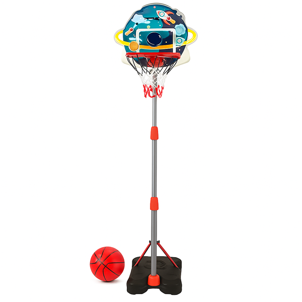 Plastic Basketball Ring - Space Basketball , Floor-Mount Hoop for Kids