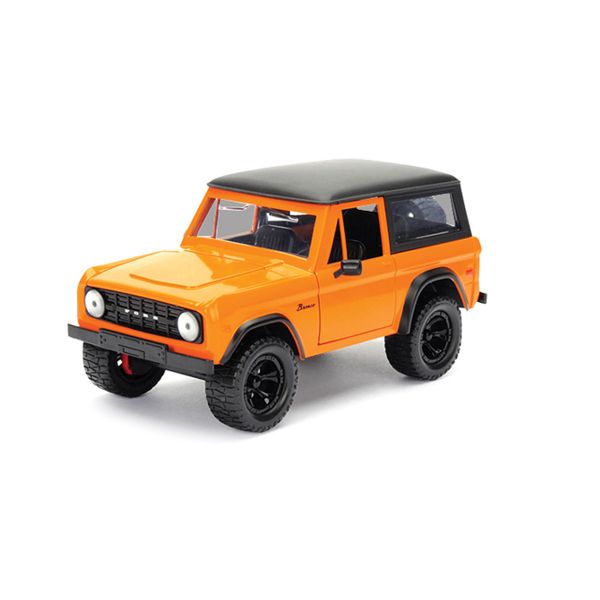 Jada-1973 Ford Bronco Orange -1/24 Diecast Model