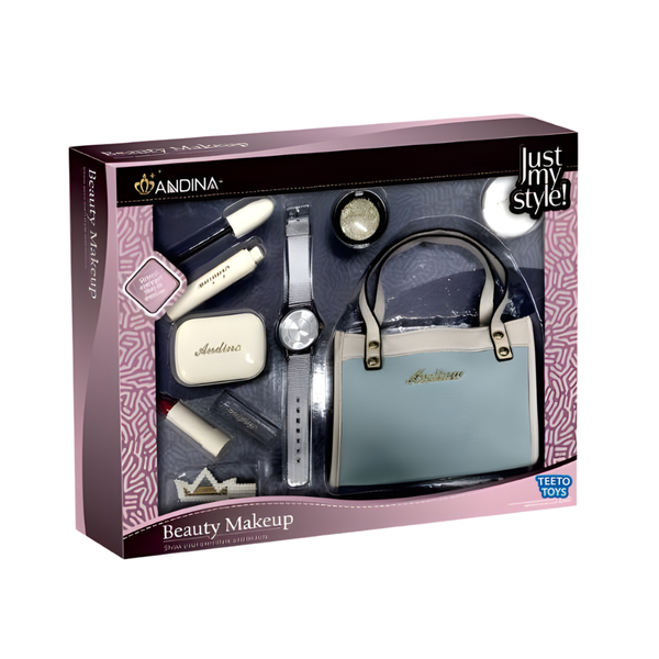 Makeup &amp; Handbag Gift Set - Pretend Play Cosmetics Set for Girls