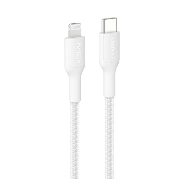 Belkin USB-C to Lightning Cable, 1M, White