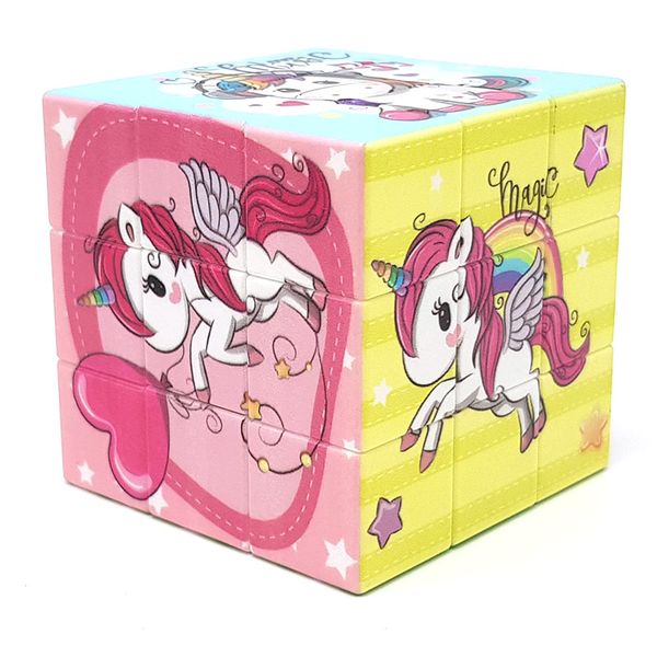 Bufftee Rubik's Cube 3 x 3 - Little Pony - Magical Unicorn Fidget Cube