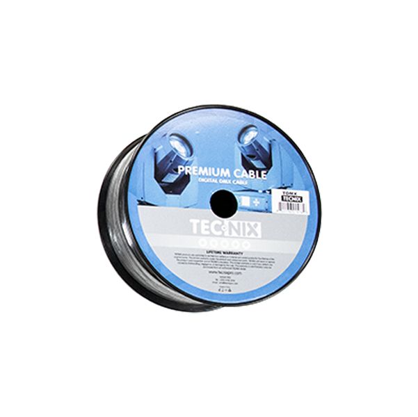 Tecnix 100 Metre Role DMX Cable - Black