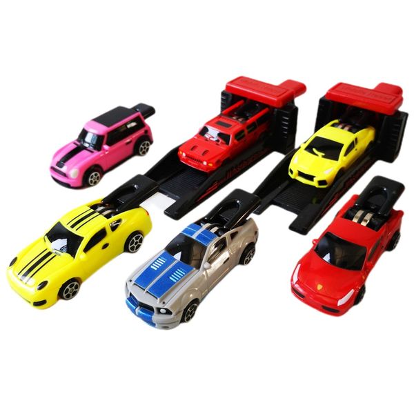 Blow Cars &amp; 2 Launchers Unboxed - Set of 6 Assorted Original Cars - Unboxed