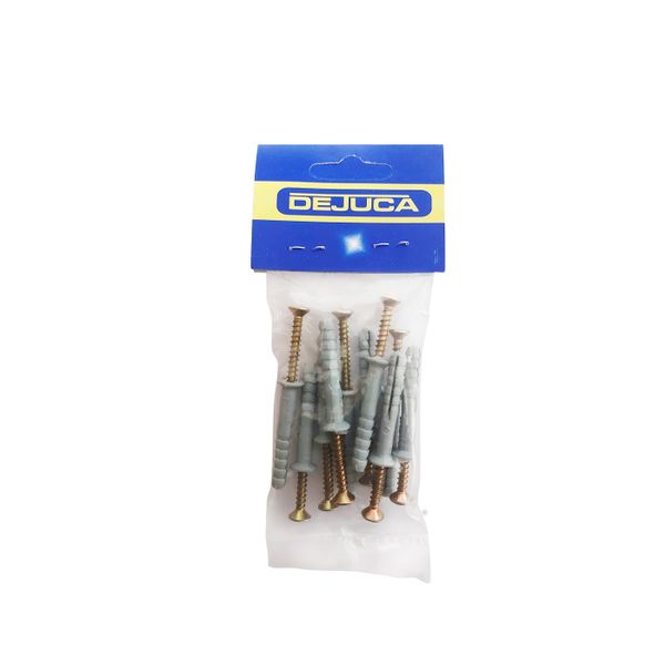 Dejuca - 10 Piece - Nail-in Anchor - 6mm x 40mm - 4 Pack