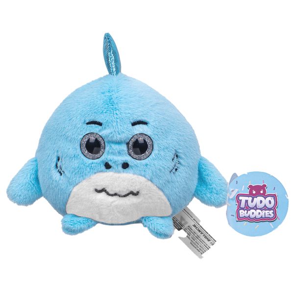Tudo Buddies Fin Diesel 10cm Plush - Soft Animal for Boys and Girls