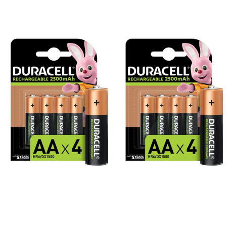 Duracell AAA Rechargeable Accu Stay Charged Batteries (4 pack)