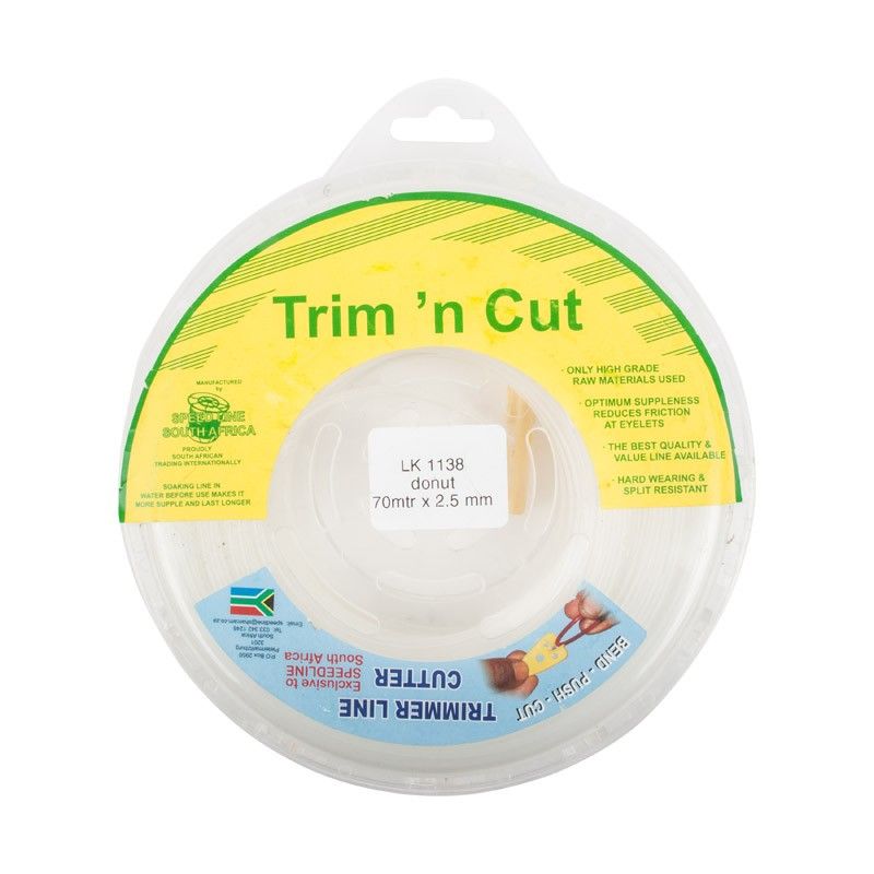 Bulk Pack x 2 Trim n CutTrimmer Line - 2.5mmX70M Round