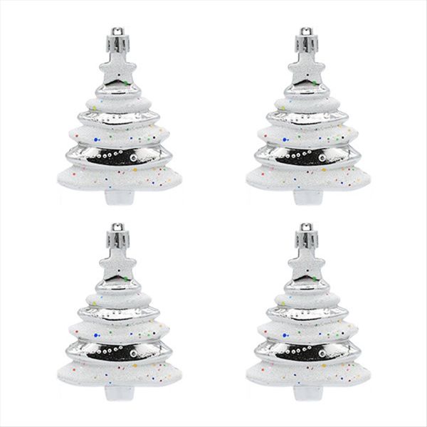 Shaped Christmas Tree Silver image