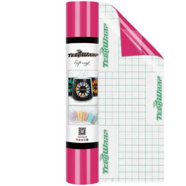 Tekwrap Glossy Adhesive Craft Vinyl - For DIY Craft Projects