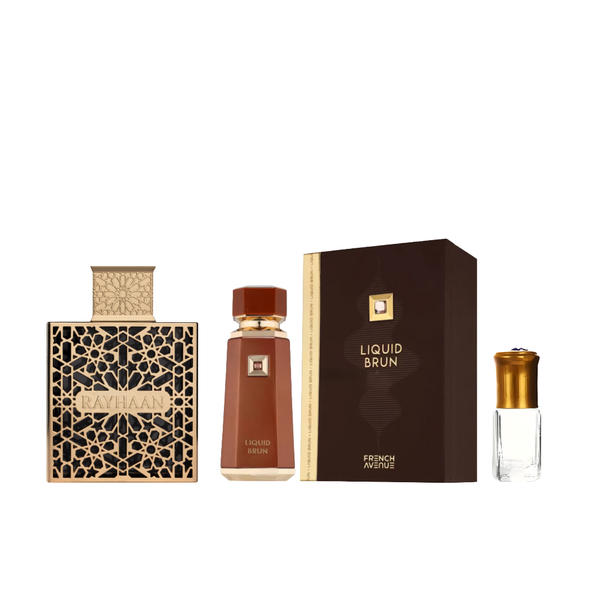 Rayhaan Elixir &amp; Liquid Brun Combo EDP - 100ml + Perfume Oil