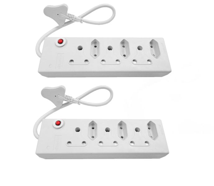 Multi-Plug 3x16A 3x5A 0.5m Cord 2 Pack: MP-06W