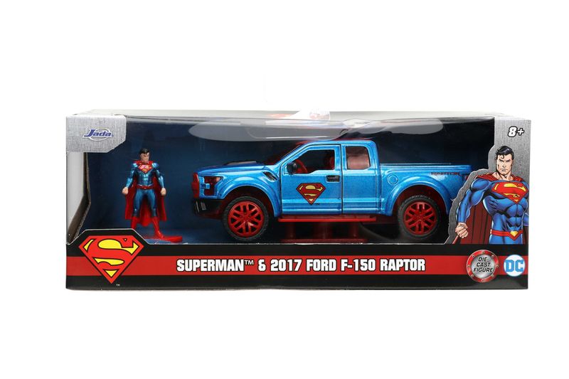 Jada DC Superman 2017 Ford F-150 Raptor 1:32 with Superman Figure