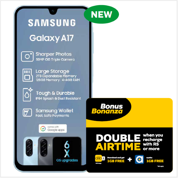 SAMSUNG GALAXY A17 + MTN SIM Kit &amp; LTE Device Promotion