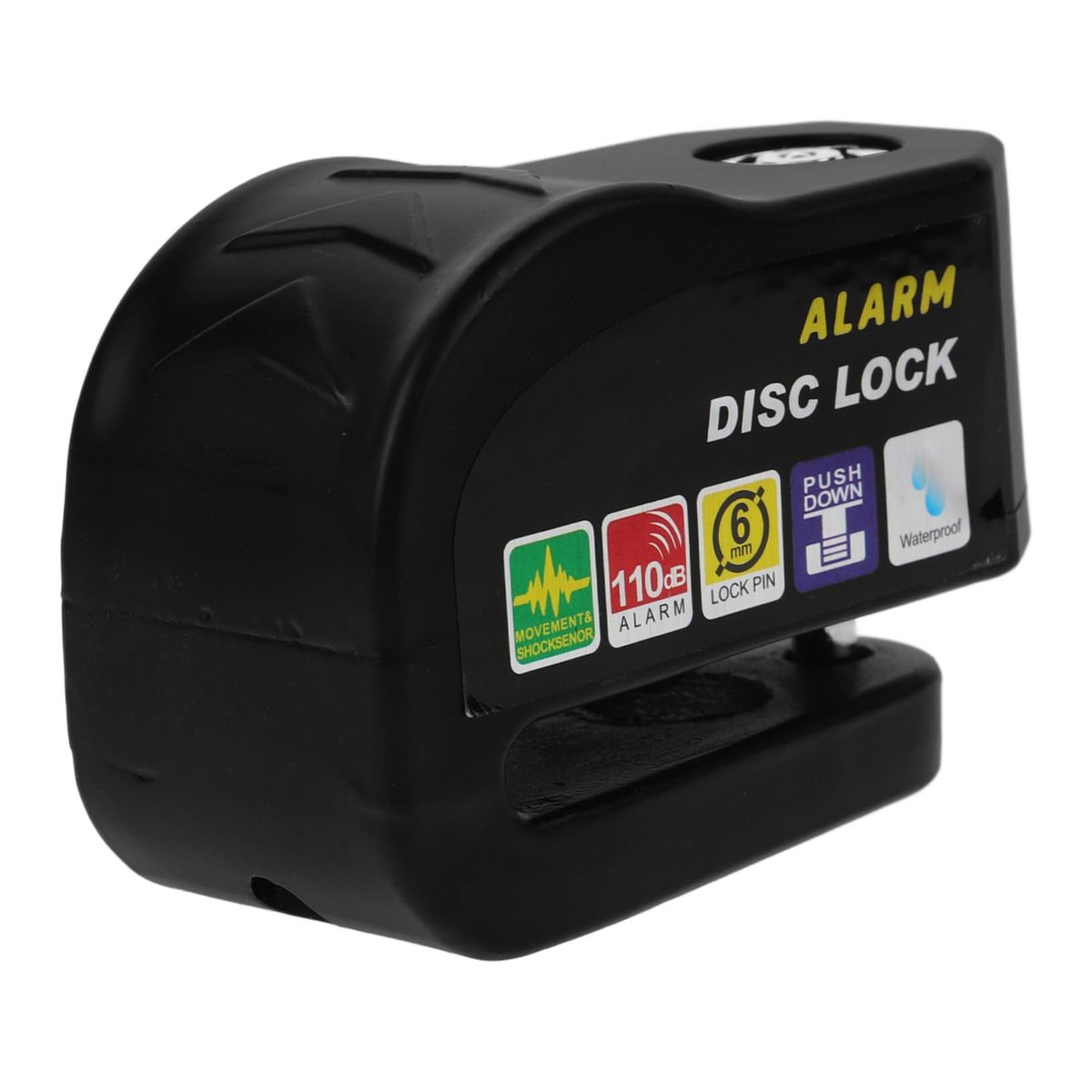 Motorcycle Alarm Lock Disc Brake Lock Duty Security Weatherproof Design