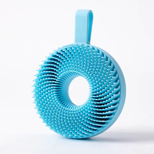 Silicone Bath Scrubber- Soft Food-Grade Body Brush for Spa Massage