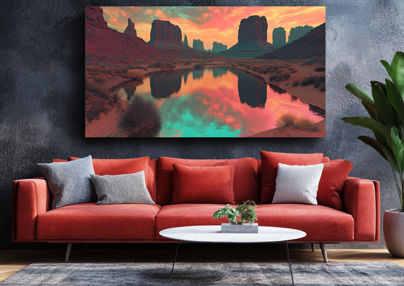 Canvas Wall Art - Desert Oasis - BX0072