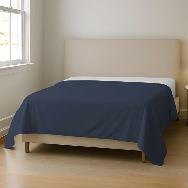 Pizuna Cotton Flat Sheet Luxurious 400 Thread Count
