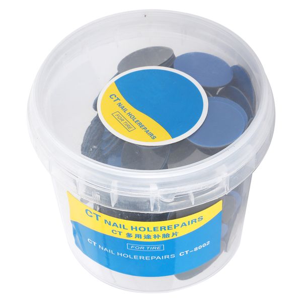 Universal Tire Repair Rubber Patch 25mm Dia 100Pcs