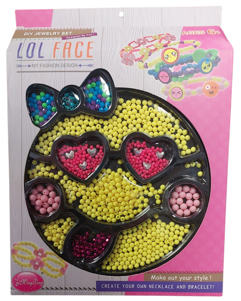 Fashion Design Jewelry Set LOL Face Charms