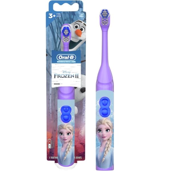 Oral-B Elsa Kids Battery Power Electric Toothbrush Disney's Frozen