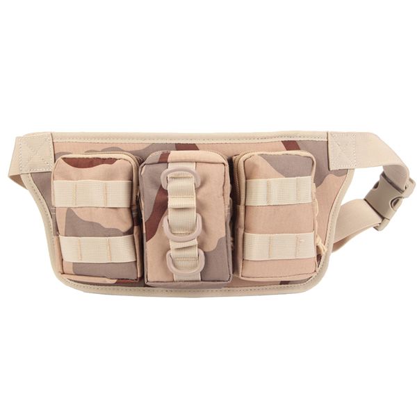 Waterproof Molle Military Tactical Waist Bag for Outdoor Sports - Camo