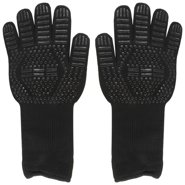 1 Pair Heat Resistant Thick Silicone Cooking Baking Oven Gloves #3