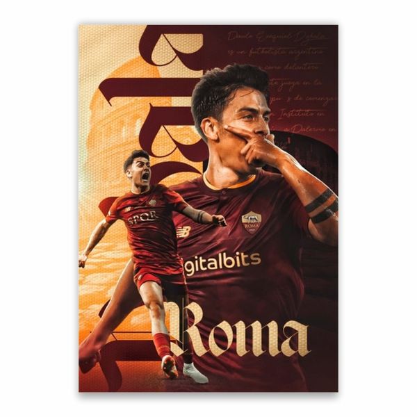 Paulo Dybala Roma Poster - A1