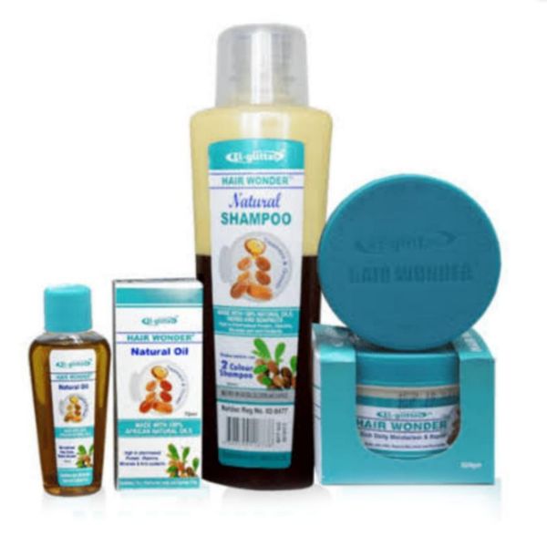 Hair Wonder Oil 70 ml, Hairfood 200 g &amp; Shampoo 500 ml Treatment Kit