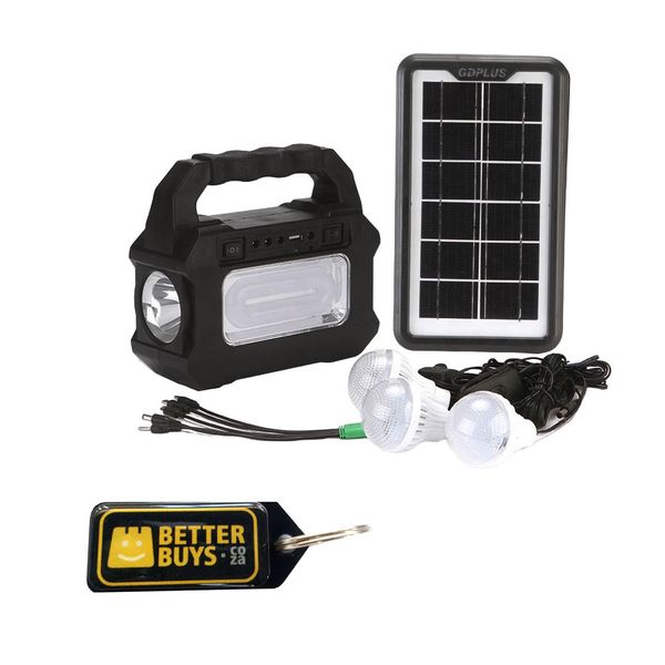 Solar Lighting Loadshedding Essential Survival Kit &amp; Gel Key Holder