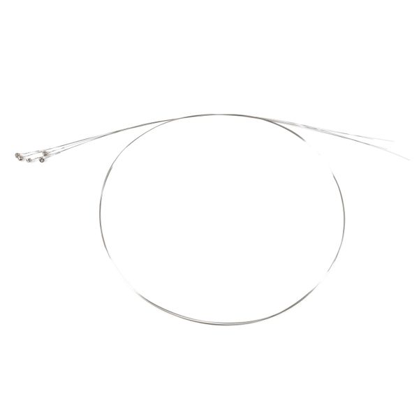 5 Pcs Silver Tone Steel Strings E-1 for Acoustic Guitar