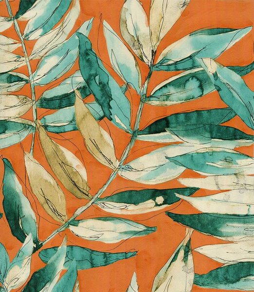 Orange forest wallpaper