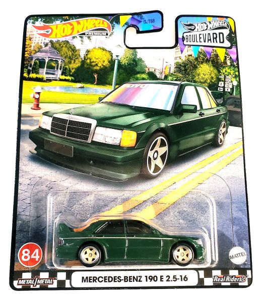 Hot Wheels -Premium Boulevard #84 -Mercede-Benz 190 E 2.5-16 (Green)
