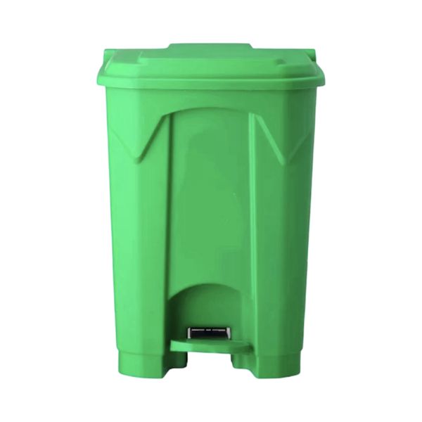 50L Heavy-Duty Foot Pedal Bin - Large Capacity Plastic Waste Bin