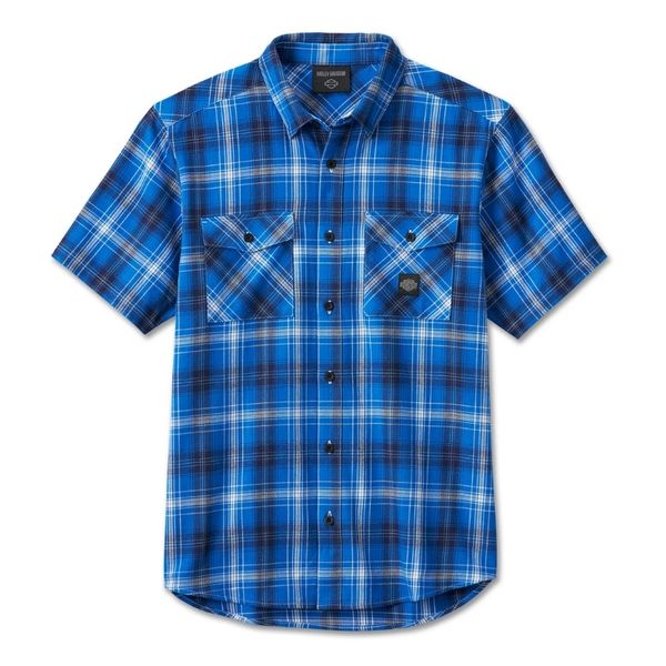 Men's Backing It In Short Sleeve Plaid Shirt image