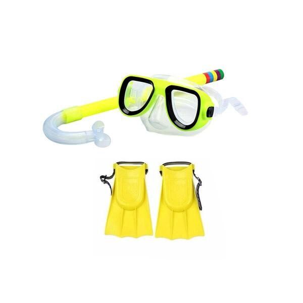 Swimming Goggles Snorkeling Scuba + Fins