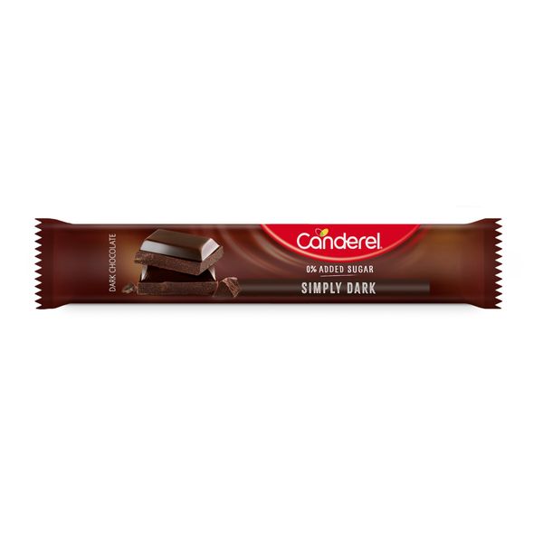 Canderel Dark Chocolate Bar - Simply Dark - 30g