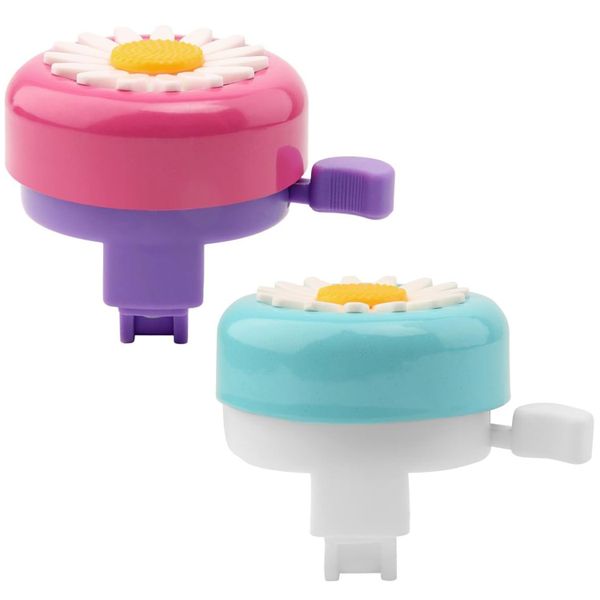 2 Piece Kid's Bike Bell, Bicycle Bell for Girls, Bike Horn, Toddler Bike Bells