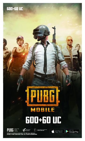 PUBG Mobile Unknown Cash - 600 + 60 UC