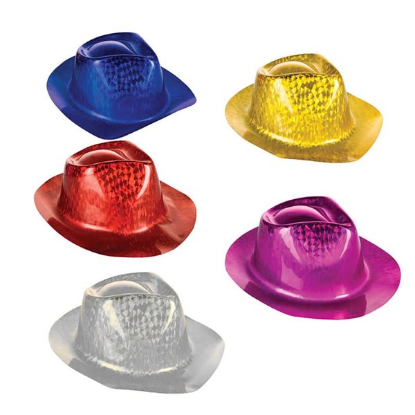 Bulk Pack x 10 Dress Up Hat Fedora Plastic