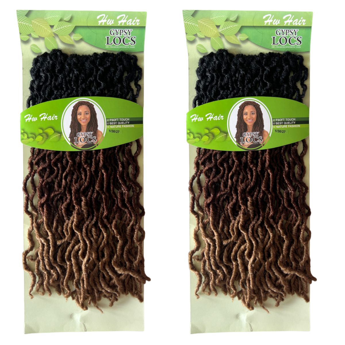 Gypsy Wavy Locs - Faux Locs - 20 Inch - (Pack of 2) - HW Hair