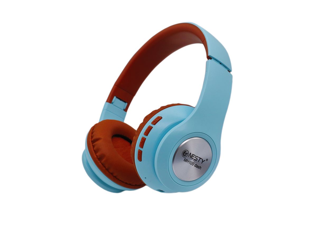 NESTY Wireless Bluetooth Headphones MH 100 Dash Blue / Brown Buy Online in South Africa